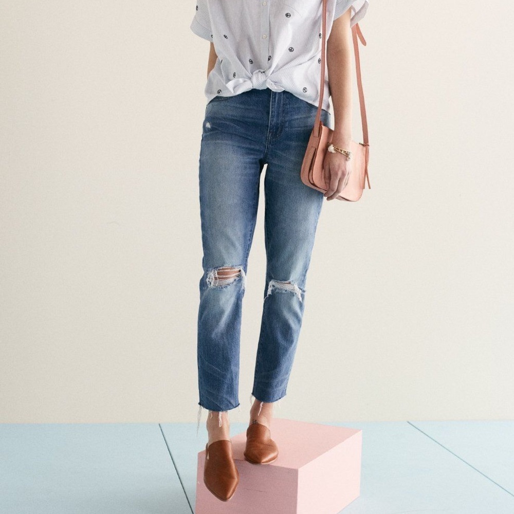 High Rise Slim Boyjean